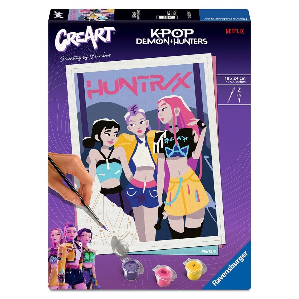 Kit de pintura CreArt KPop Demon Hunters RAVENSBURGER