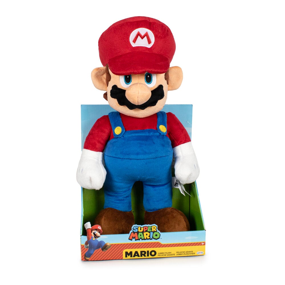 Peluche Jumbo Super Mario Nintendo 50cm JAKKS PACIFIC