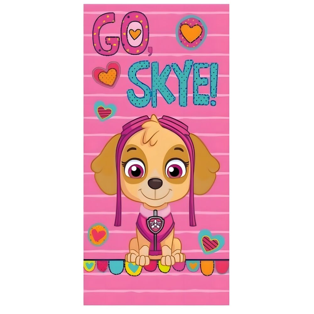 Toalla Patrulla Canina Paw Patrol microfibra NICKELODEON