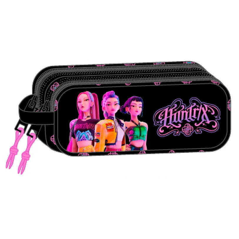 Portatodo 3D Negra KPop Demon Hunters doble SAFTA