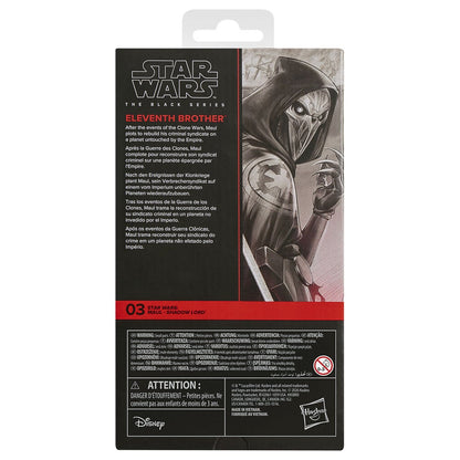 Figura Eleventh Brother Maul Shadow Lord Star Wars 15cm HASBRO