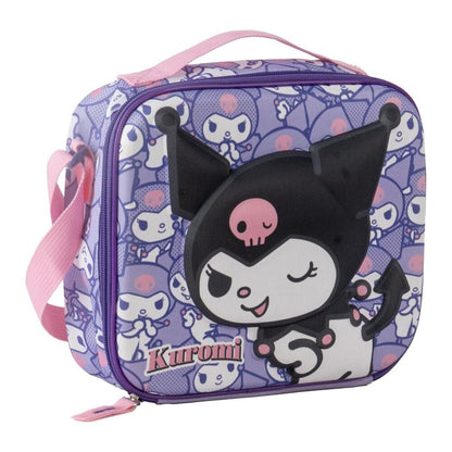 Bolsa portameriendas 3D Kuromi Hello Kitty CERDÁ