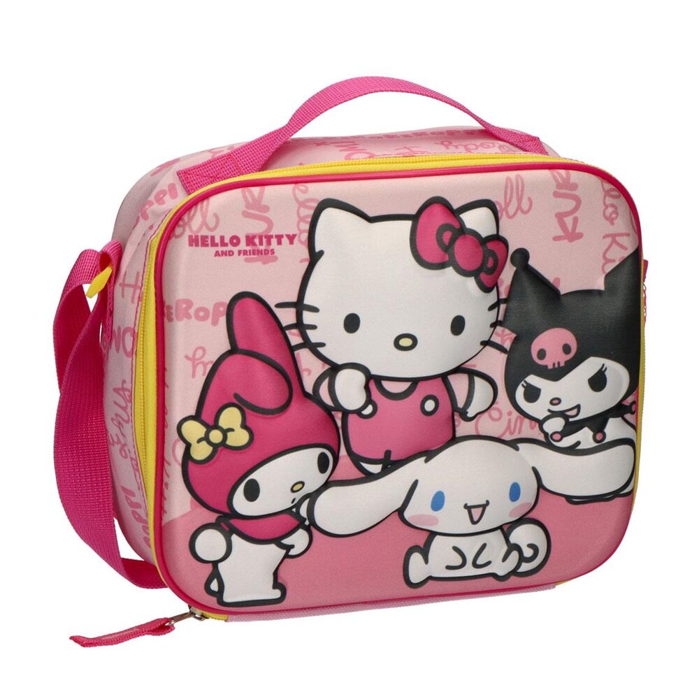Bolsa portameriendas 3D Hello Kitty and Friends CERDÁ