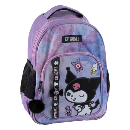 Mochila Kuromi Hello Kitty 42cm adaptable CERDÁ