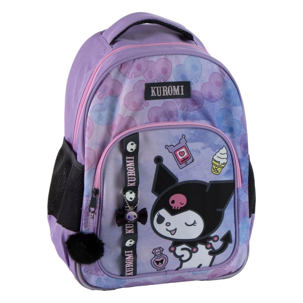 Mochila Kuromi Hello Kitty 42cm adaptable CERDÁ