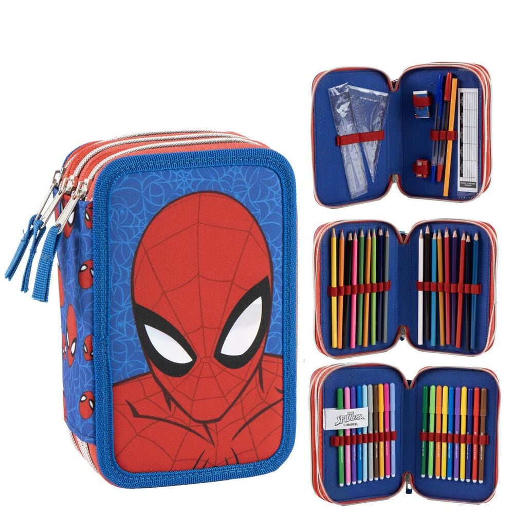 Plumier Spiderman Marvel triple CERDÁ