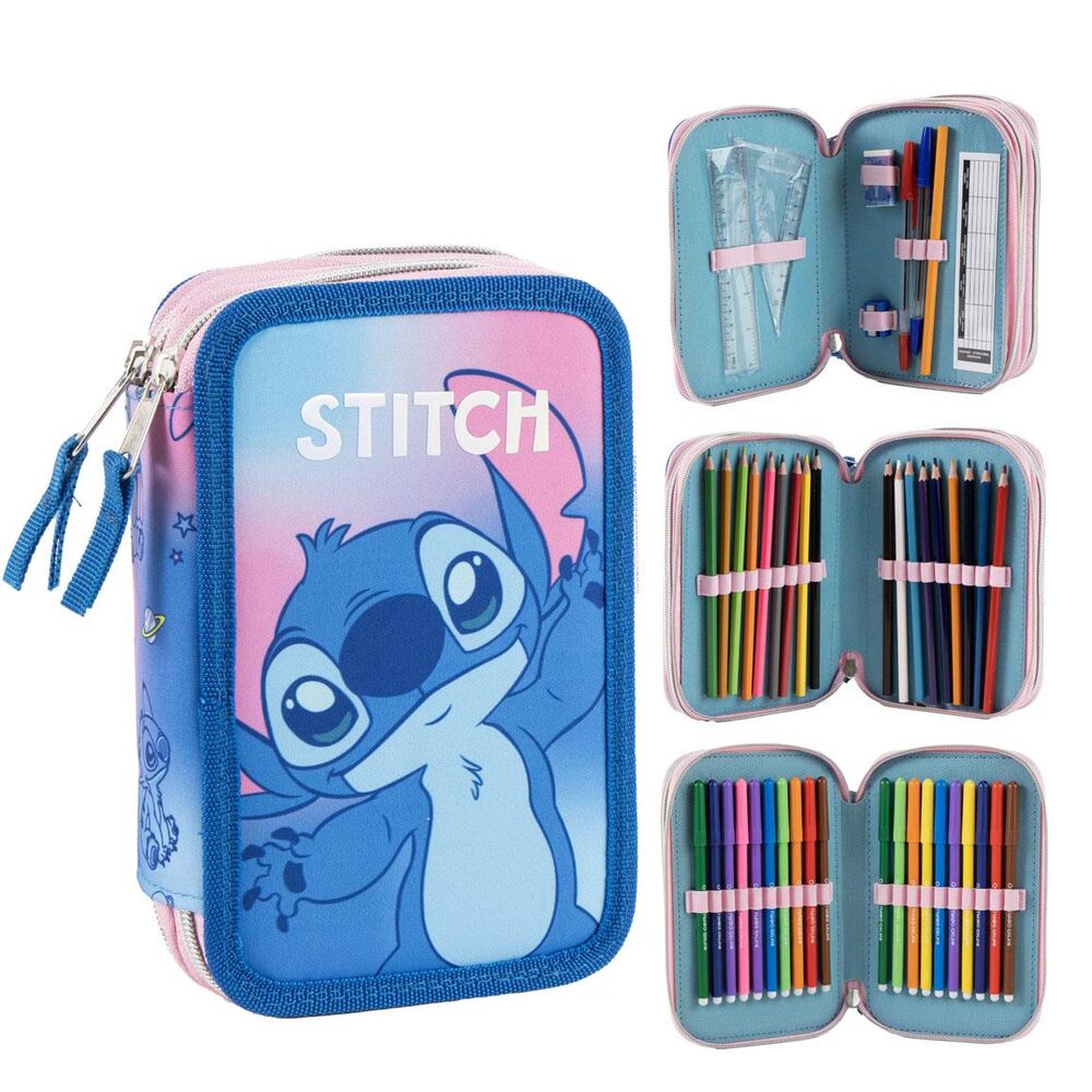 Plumier Stitch Disney triple CERDÁ