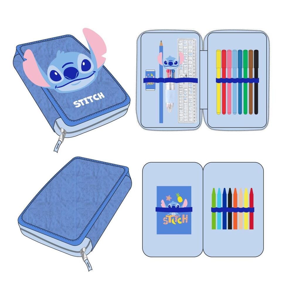 Plumier Stitch Disney doble CERDÁ
