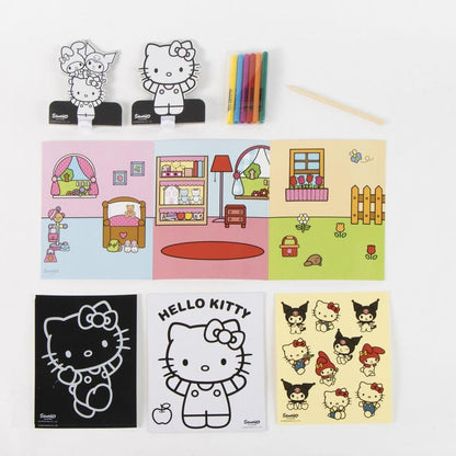 Bolso set coloreable Hello Kitty and Friends CERDÁ