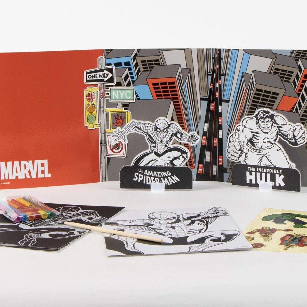 Mochila set coloreable Spiderman Marvel CERDÁ
