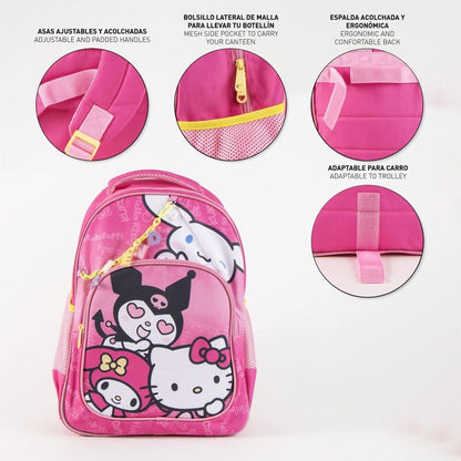 Mochila Hello Kitty and Friends 42cm adaptable CERDÁ