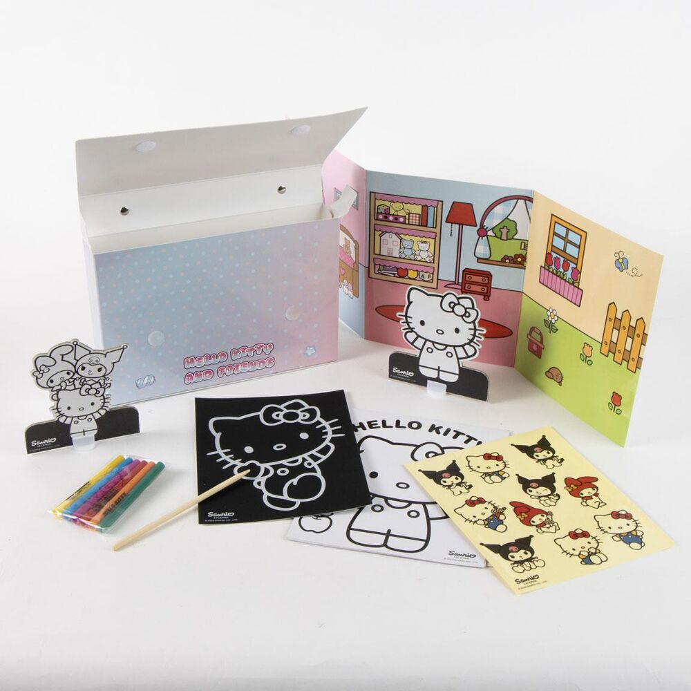 Bolso set coloreable Hello Kitty and Friends CERDÁ