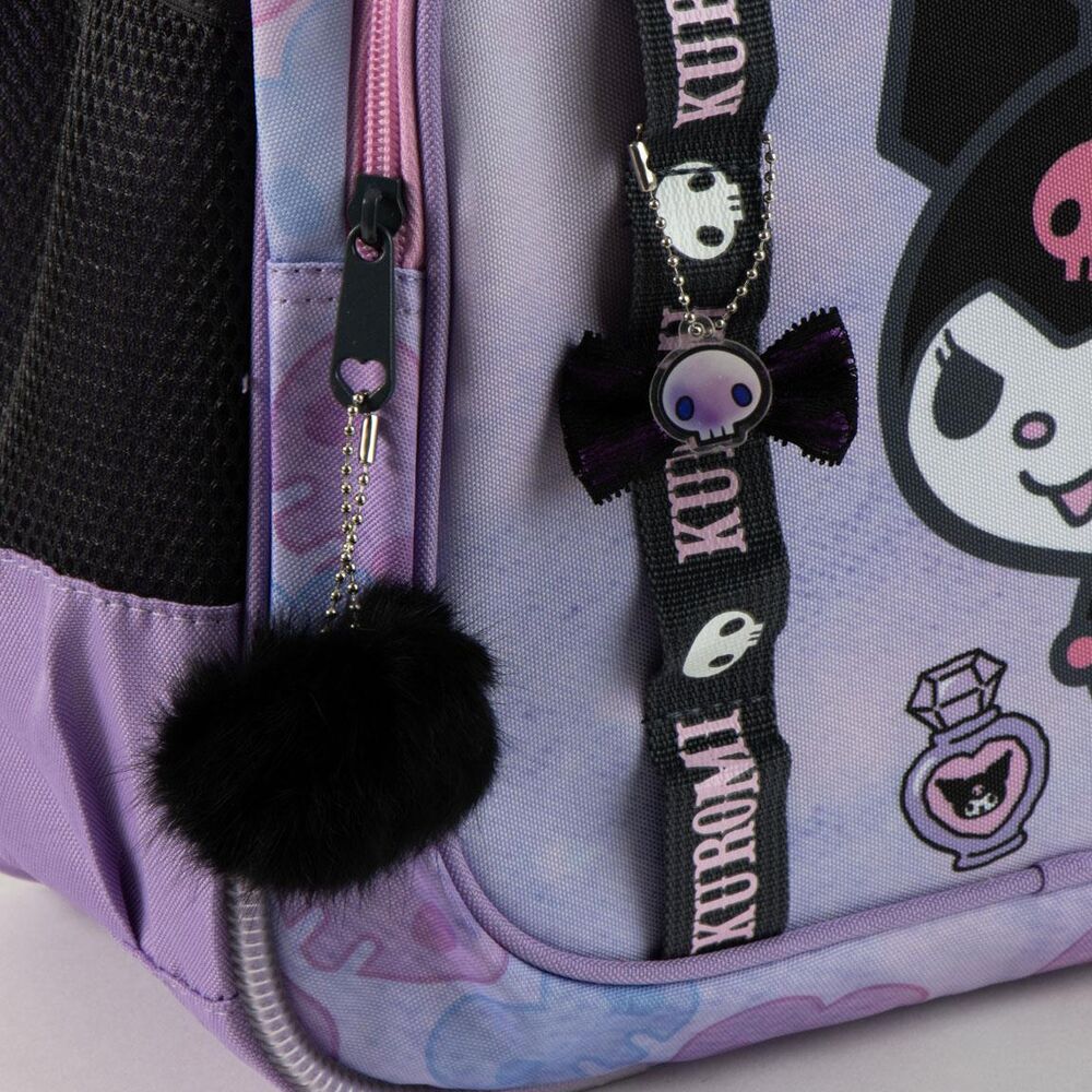 Mochila Kuromi Hello Kitty 42cm adaptable CERDÁ