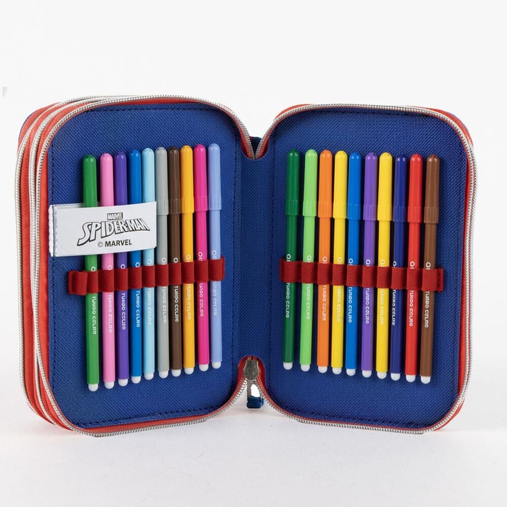 Plumier Spiderman Marvel triple CERDÁ