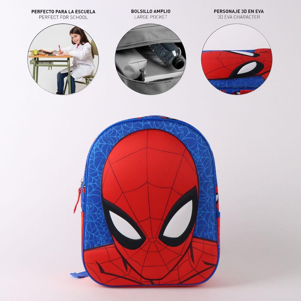 Mochila 3D Spiderman Marvel 30cm CERDÁ