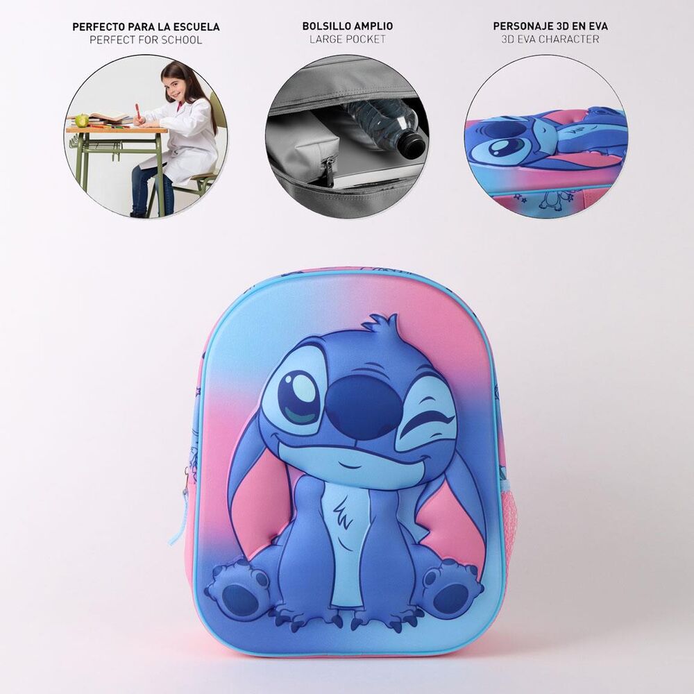 Mochila 3D Stitch Disney 30cm CERDÁ