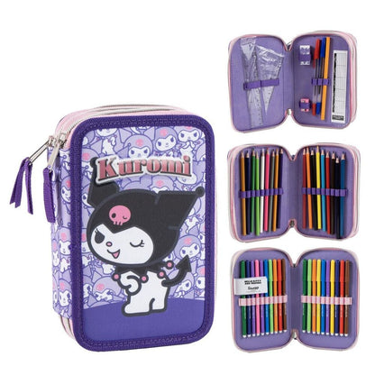 Plumier Kuromi Hello Kitty triple CERDÁ