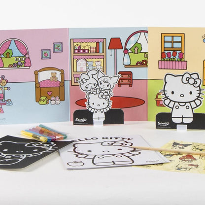 Bolso set coloreable Hello Kitty and Friends CERDÁ