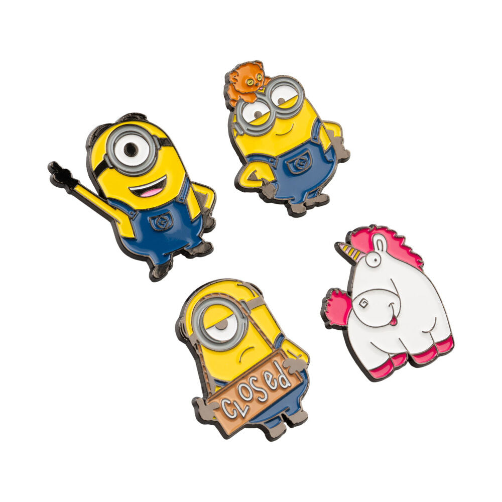 Set 4 pins Minions ERIK