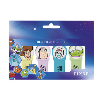 Set 4 subrayadores topper Toy Story Disney Pixar ERIK