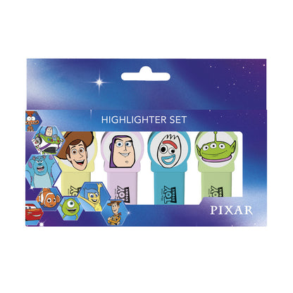 Set 4 subrayadores topper Toy Story Disney Pixar ERIK