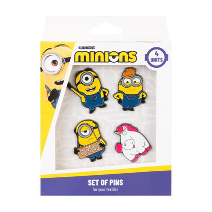 Set 4 pins Minions ERIK