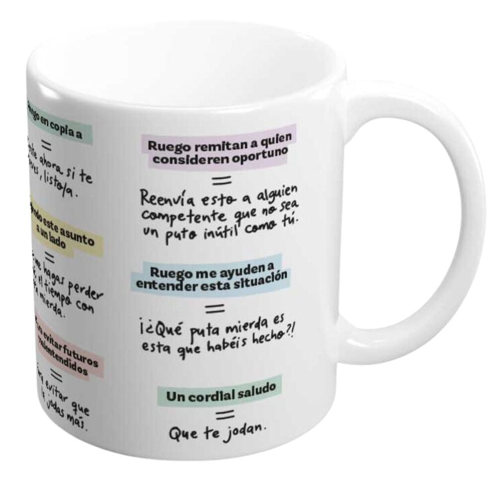 Taza Como Escribir Email Pedrita Parker ERIK