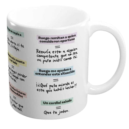 Taza Como Escribir Email Pedrita Parker ERIK