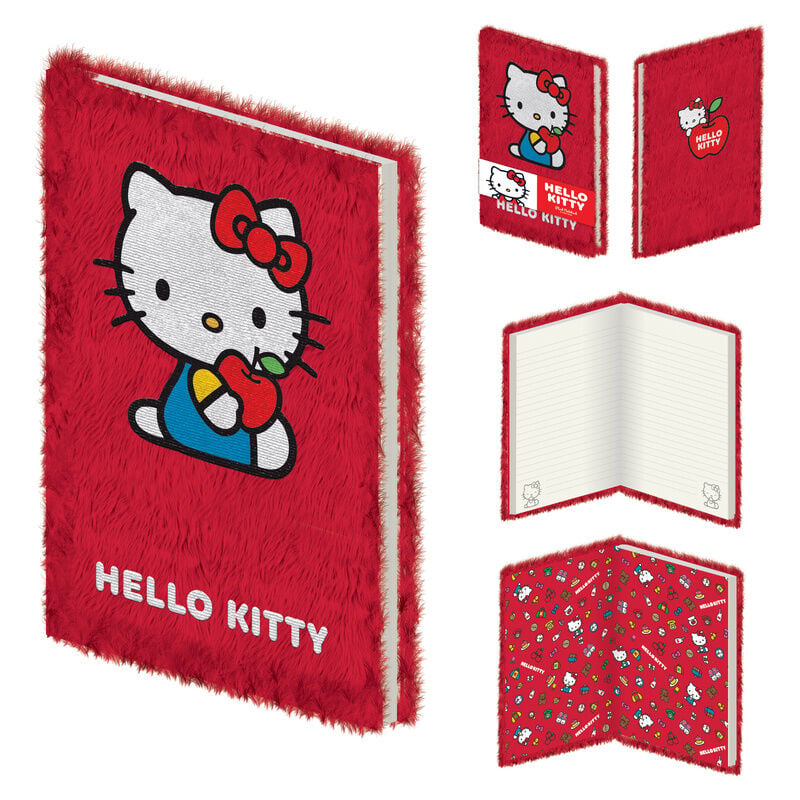 Cuaderno peluche A5 Hello Kitty PYRAMID