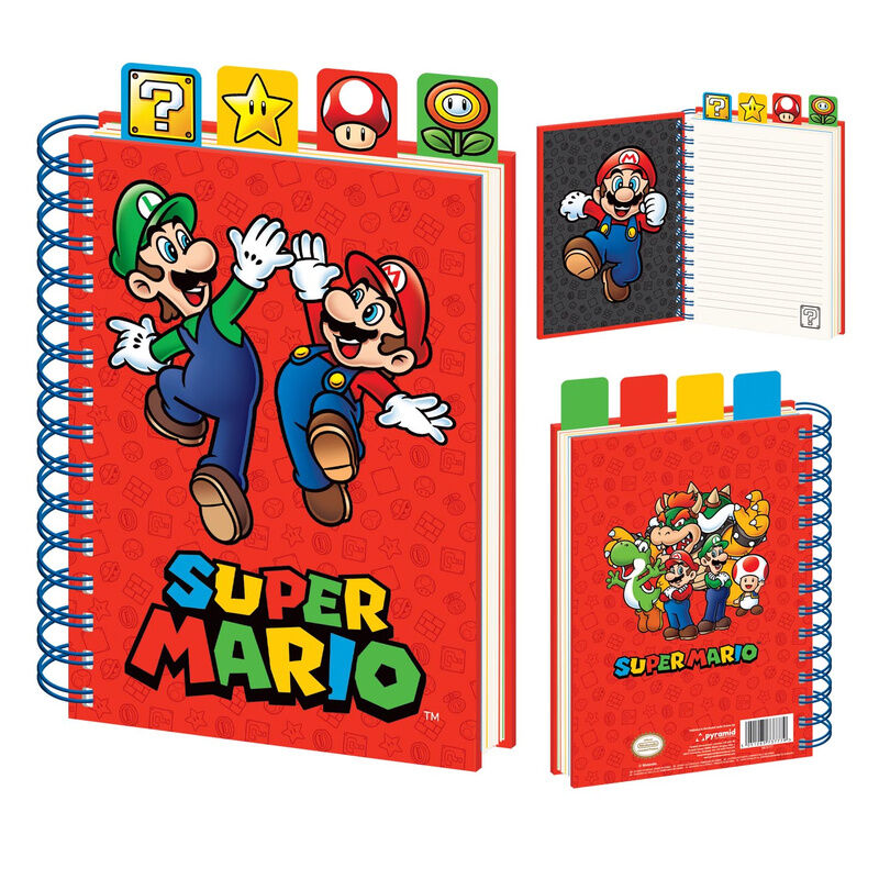 Cuaderno A5 Super Mario PYRAMID