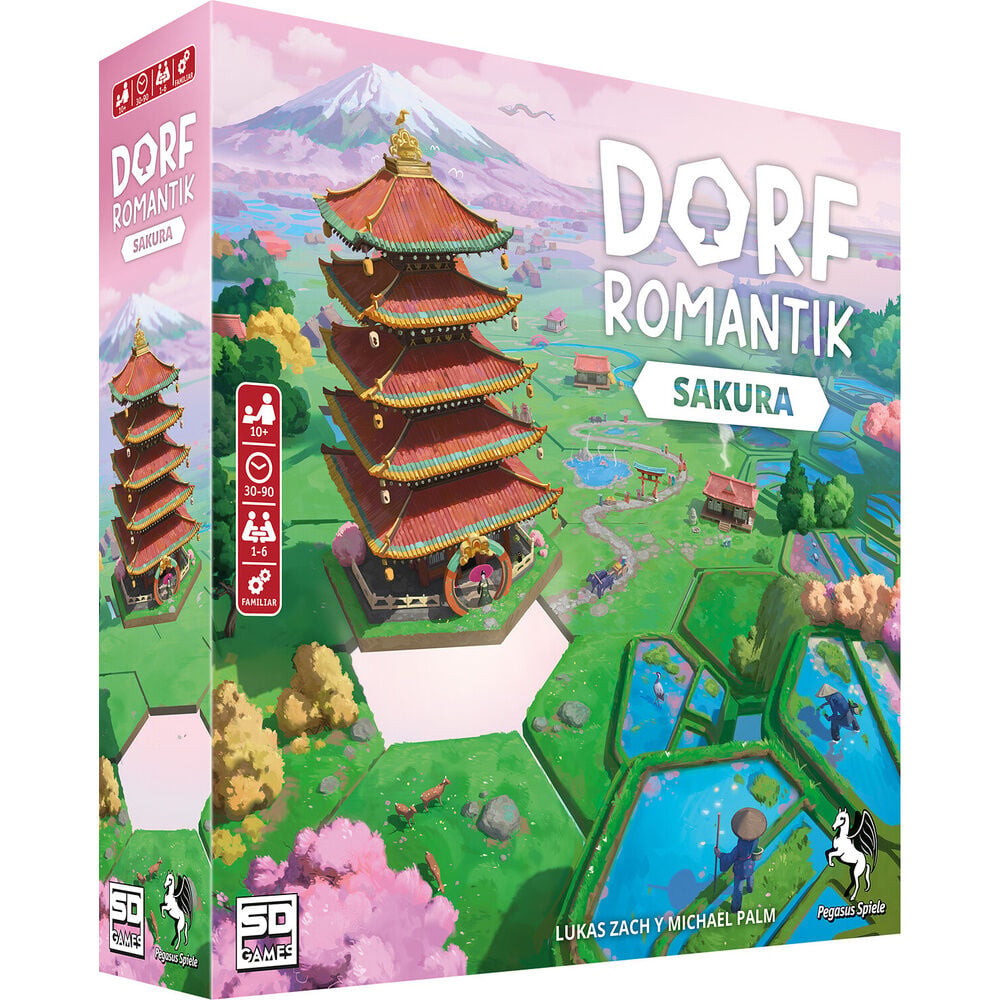 Juego mesa Dorfromantik Sakura español SD GAMES