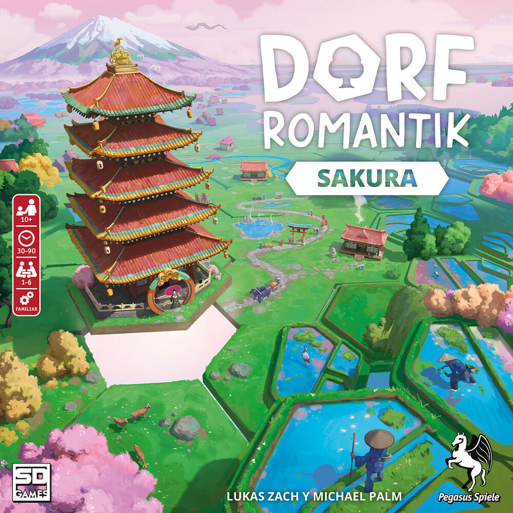 Juego mesa Dorfromantik Sakura español SD GAMES