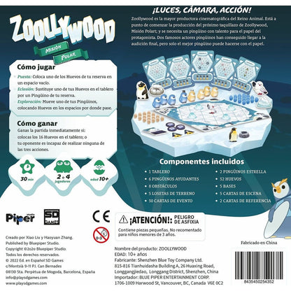 Juego mesa Zolywood español SD GAMES