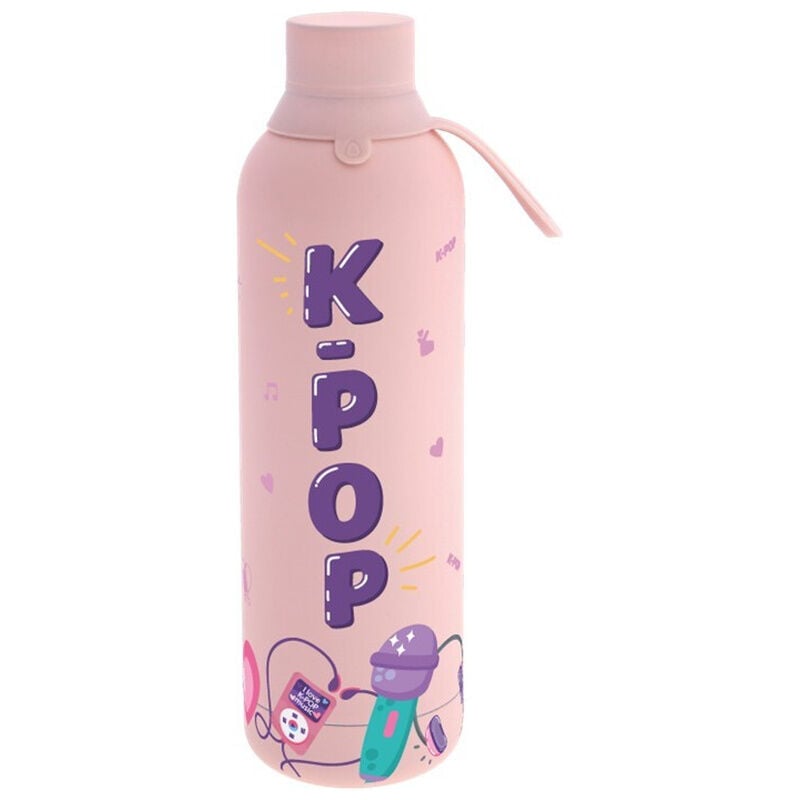 Botella termica Pink KPop 750ml LOVELY STORY