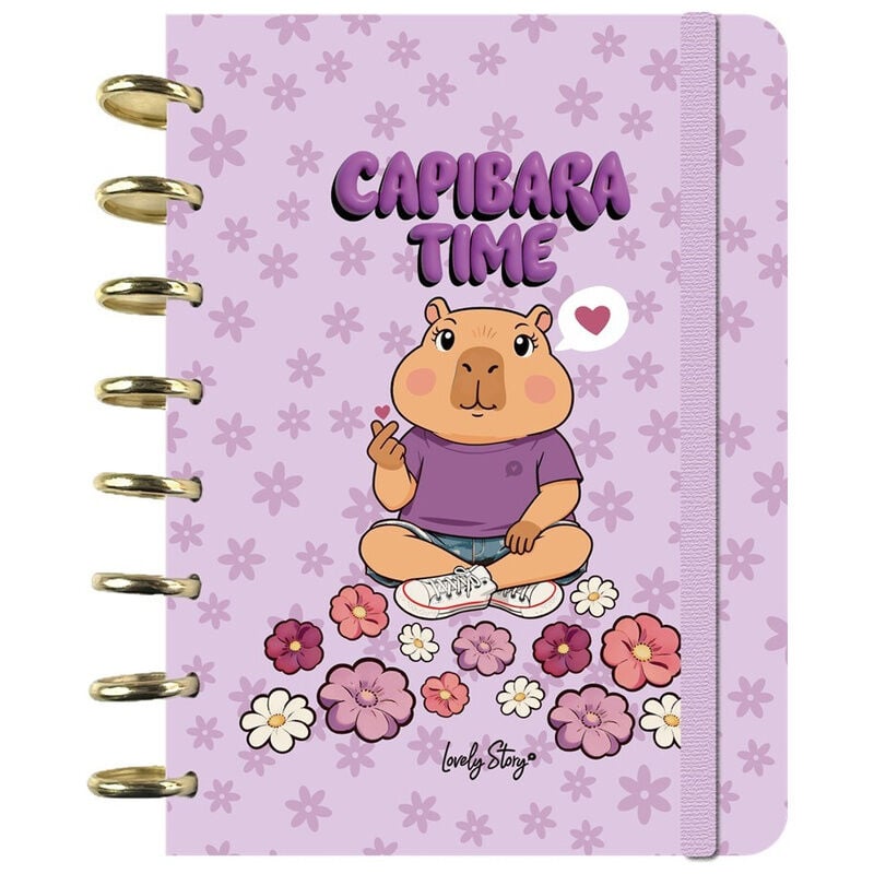 Cuaderno A5 Time Capibara LOVELY STORY