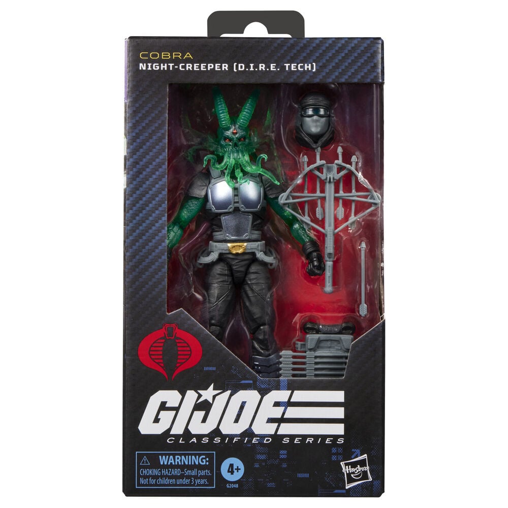 Figura Night Creeper D.I.R.E Tech Classified Series Cobra G.I. Joe 15cm HASBRO