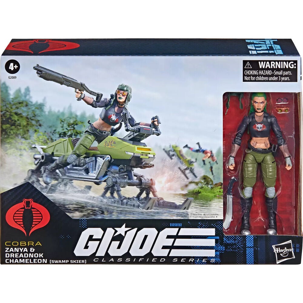 Figura Zanya and Dreadnok Chameleon Classified Series Cobra G.I. Joe 15cm HASBRO