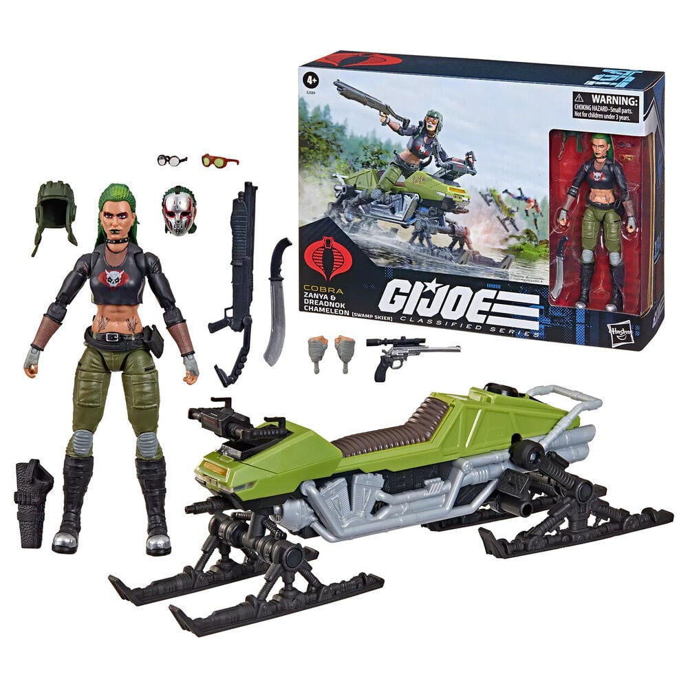 Figura Zanya and Dreadnok Chameleon Classified Series Cobra G.I. Joe 15cm HASBRO