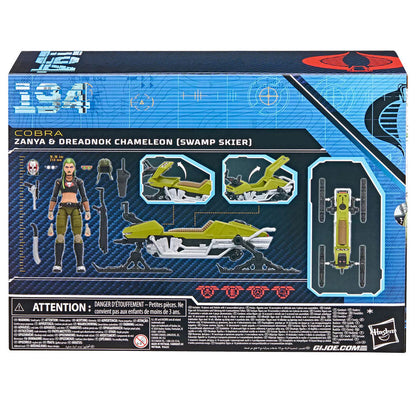 Figura Zanya and Dreadnok Chameleon Classified Series Cobra G.I. Joe 15cm HASBRO