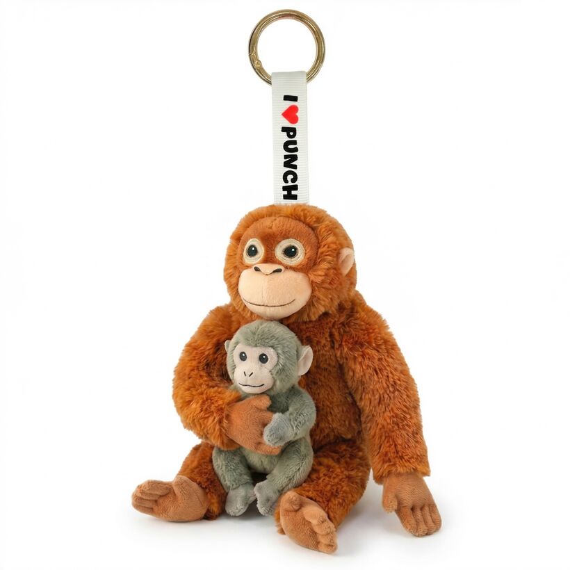 Llavero Peluche mono Punch 15cm TOYS REVOLUTION