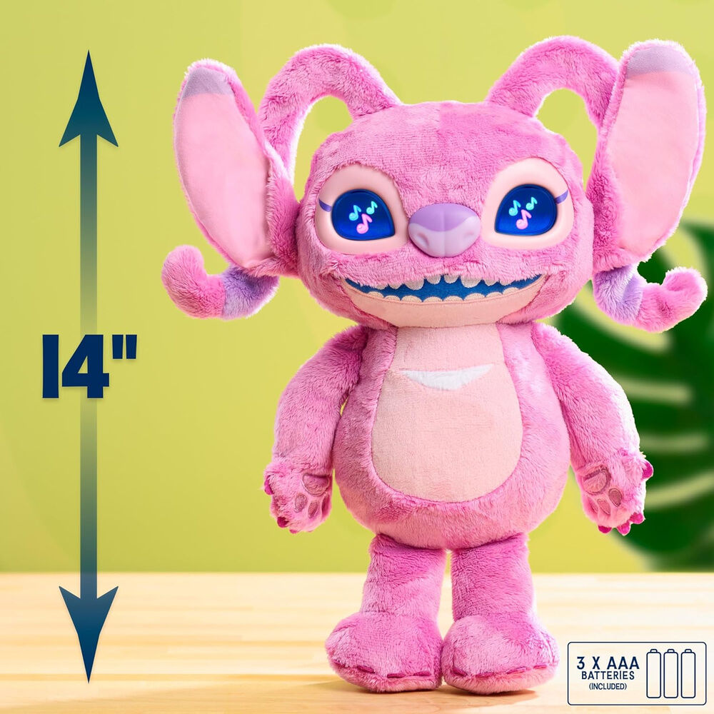 Peluche interactivo Angel Stitch Disney JUST PLAY