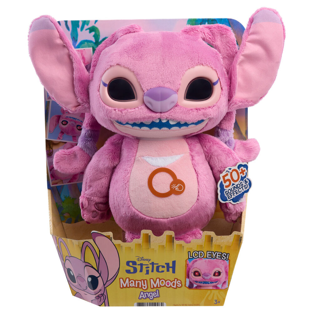Peluche interactivo Angel Stitch Disney JUST PLAY