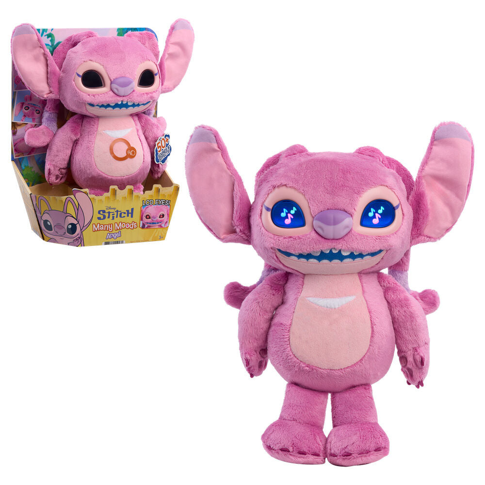Peluche interactivo Angel Stitch Disney JUST PLAY