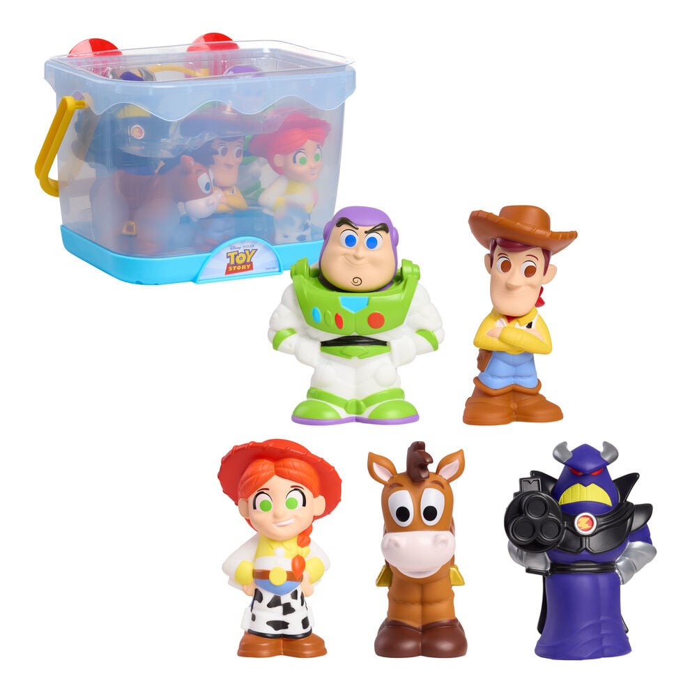 Set 5 figuras baño Toy Story Disney Pixar JUST PLAY