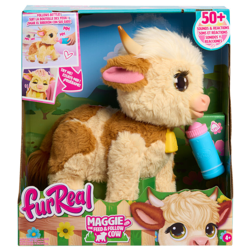 Peluche interactivo Vaca Maggie FurReal JUST PLAY