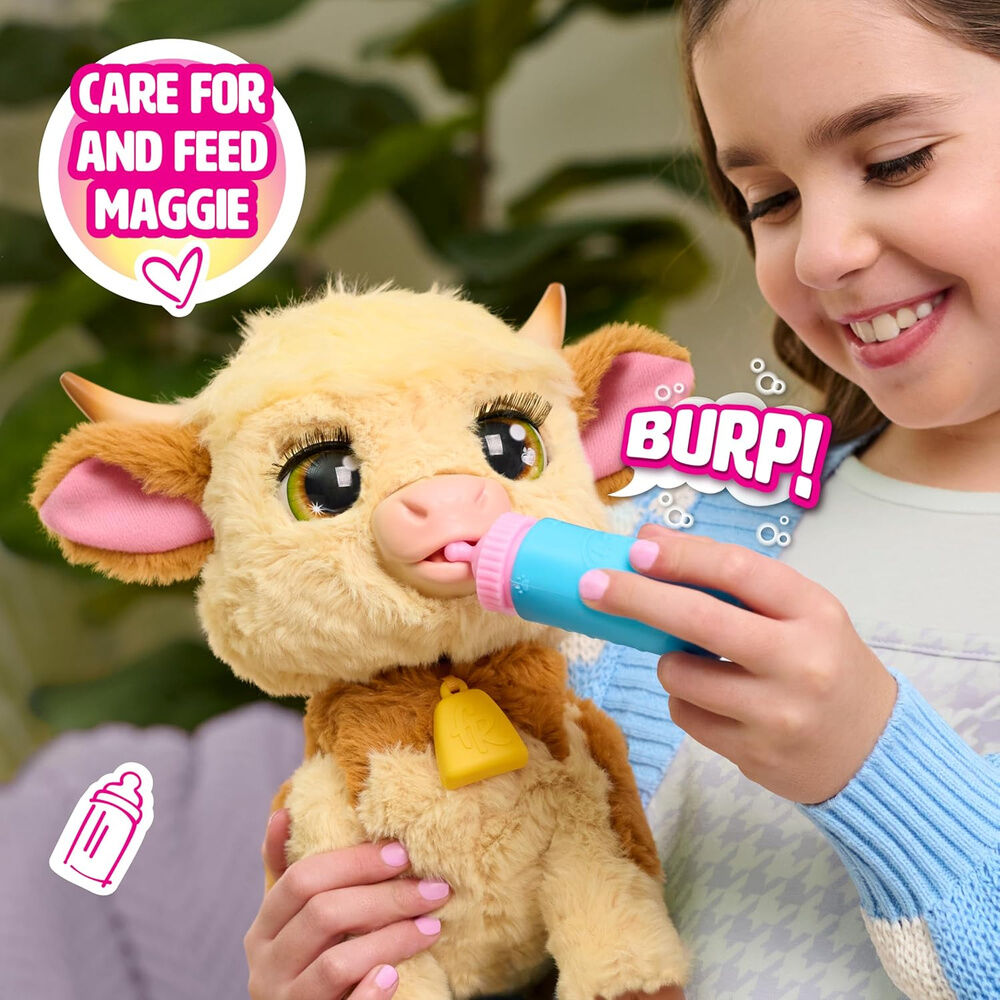 Peluche interactivo Vaca Maggie FurReal JUST PLAY