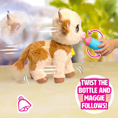 Peluche interactivo Vaca Maggie FurReal JUST PLAY