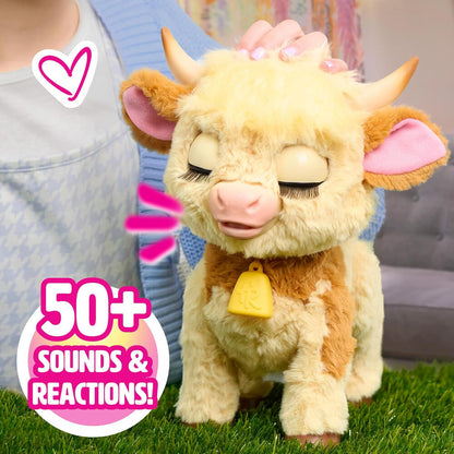 Peluche interactivo Vaca Maggie FurReal JUST PLAY