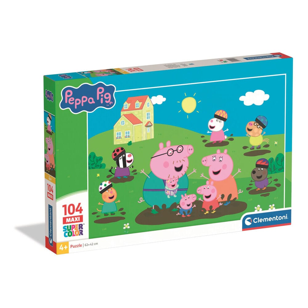 Puzzle  maxi Peppa Pig 104pzs CLEMENTONI