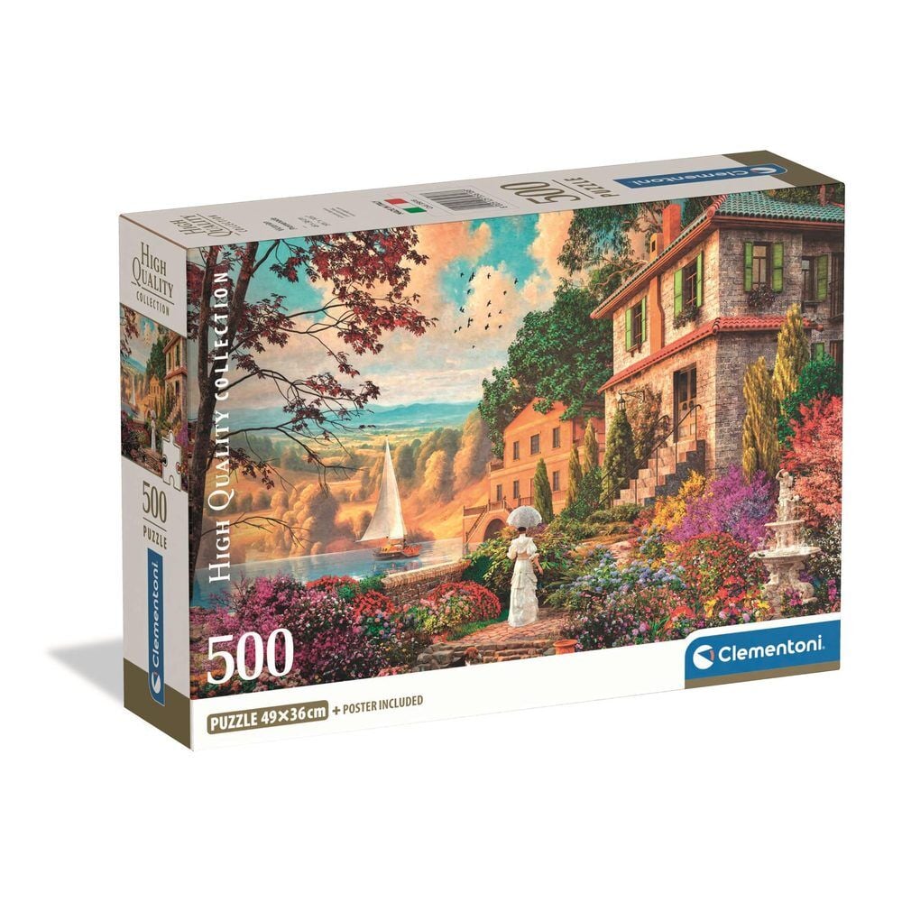 Puzzle Victorian Promenade 500pzs CLEMENTONI